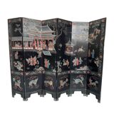 Coromandel lacquered Chinese screen with 6 panels