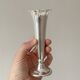 Silver-plated single flower vase