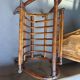 vintage rattan magazine rack