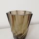 Smoked glass vase