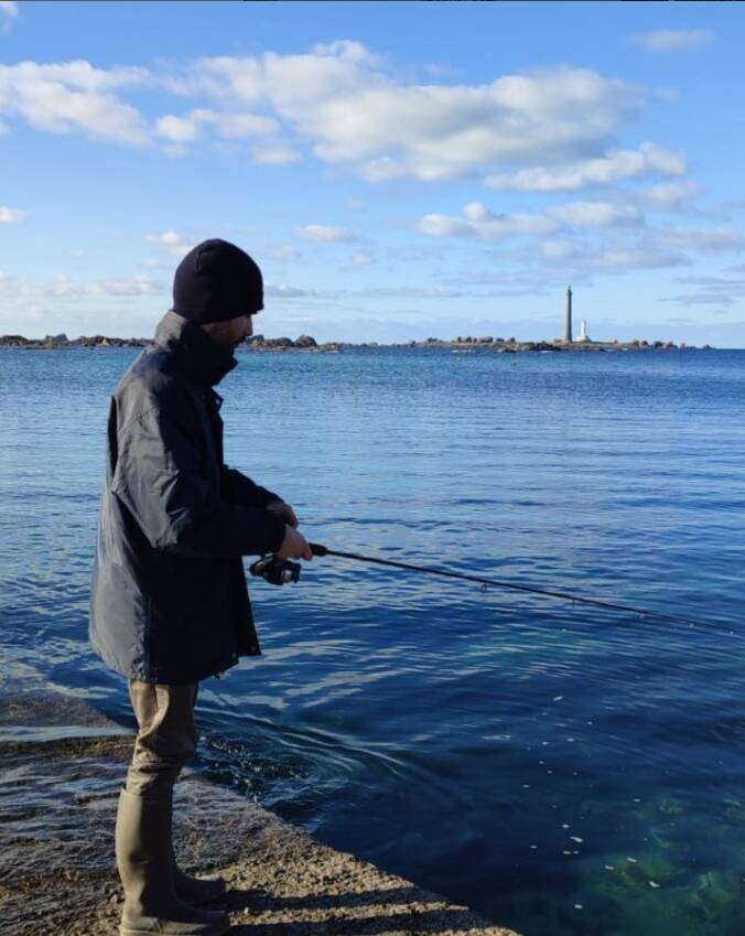 Framed art print "footprint of a school of octopuses"