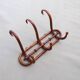 Curved wood wall coat rack bistro KOHN, around 1900, no Thonet