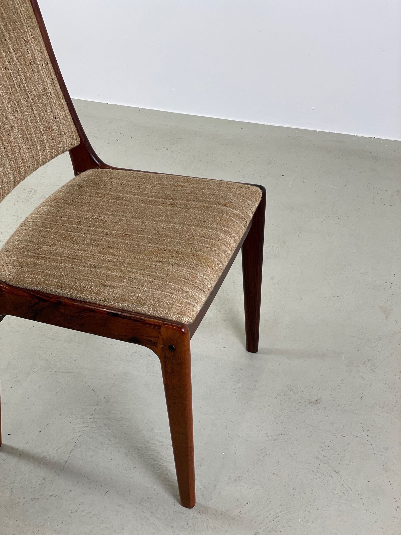 Rosewood dining chair by Johannes Andersen for Uldum Mobelfabrik 1960s