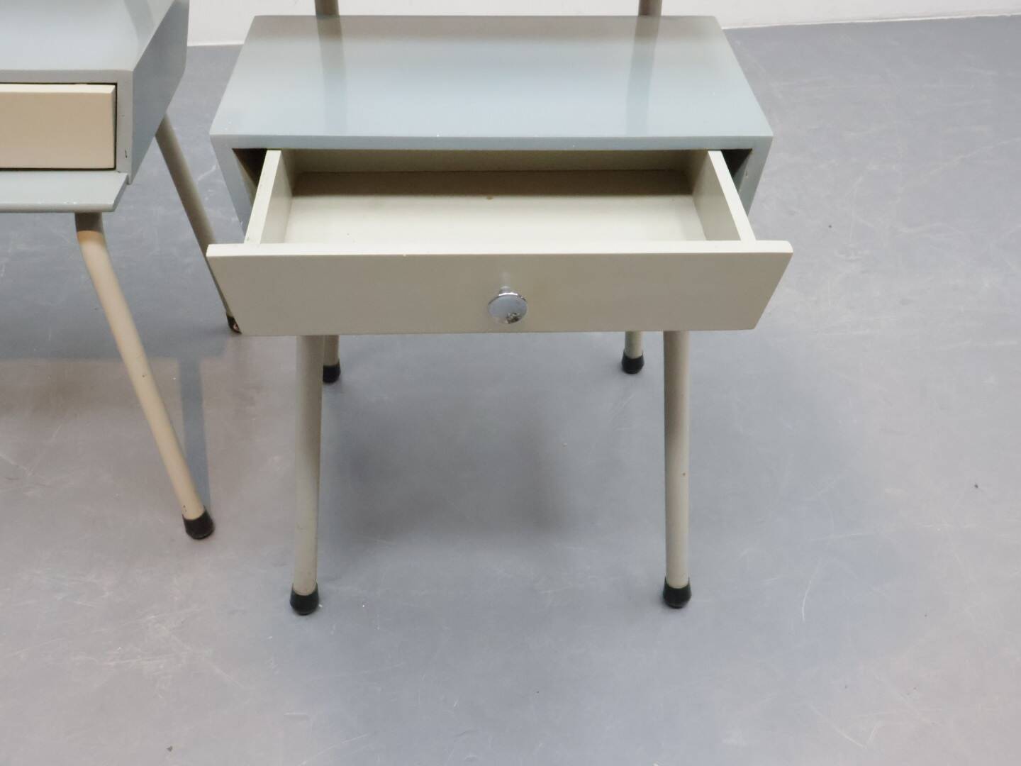 Set vintage nachtkastjes Wim Rietveld voor Auping