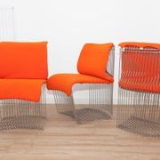 Lot of 3 lounge chairs "Pantonova" by Verner Panton for Fritz Hansen, 1971