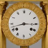 Pendulum portico period restoration bronze dore early nineteenth