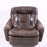 Modular leather sofa by michel cadestin for airborne