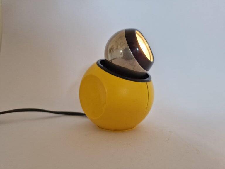 Rare Midcentury Table Magnetic Halogen Lamp AKA, Space Age, Germany, 1970s
