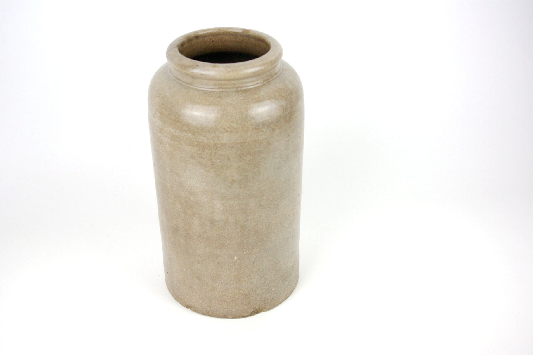 - Large vase in brown speckled sandstone signed "Bourdon Frères Paris"