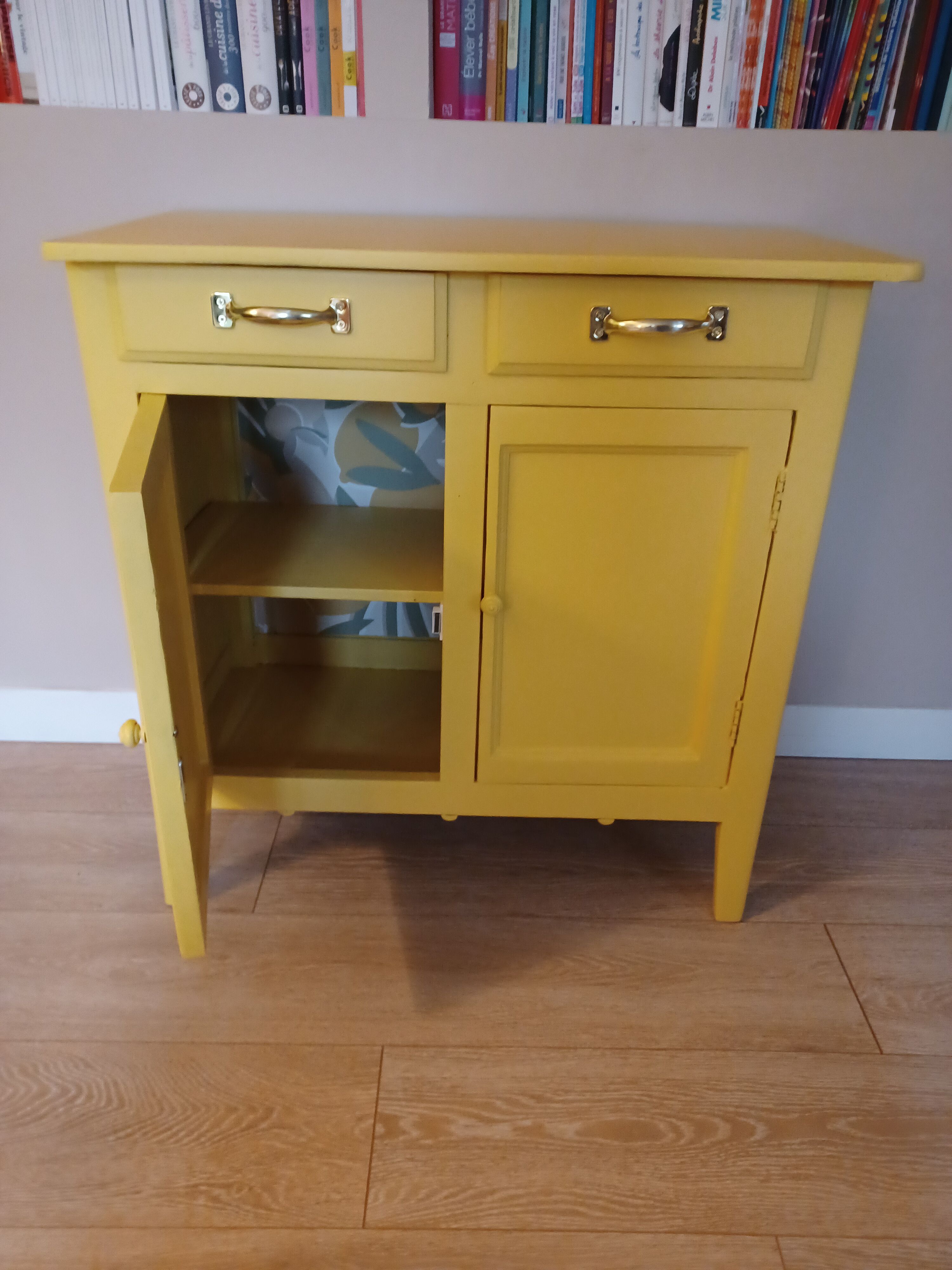 Buffet parisien vintage relooké