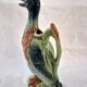 Zoomorphic pitcher barbotine Saint Clément Mallard Duck A028