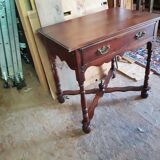 Table bureau en acajou copie de style Louis XIV du  XXèm