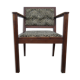 Old leopard fabrics armchair