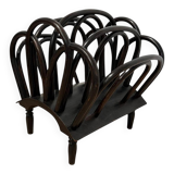 Newspaper Stand in Stained Beech Bentwood from Thonet, Austria, 1900s