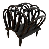 Newspaper Stand in Stained Beech Bentwood from Thonet, Austria, 1900s