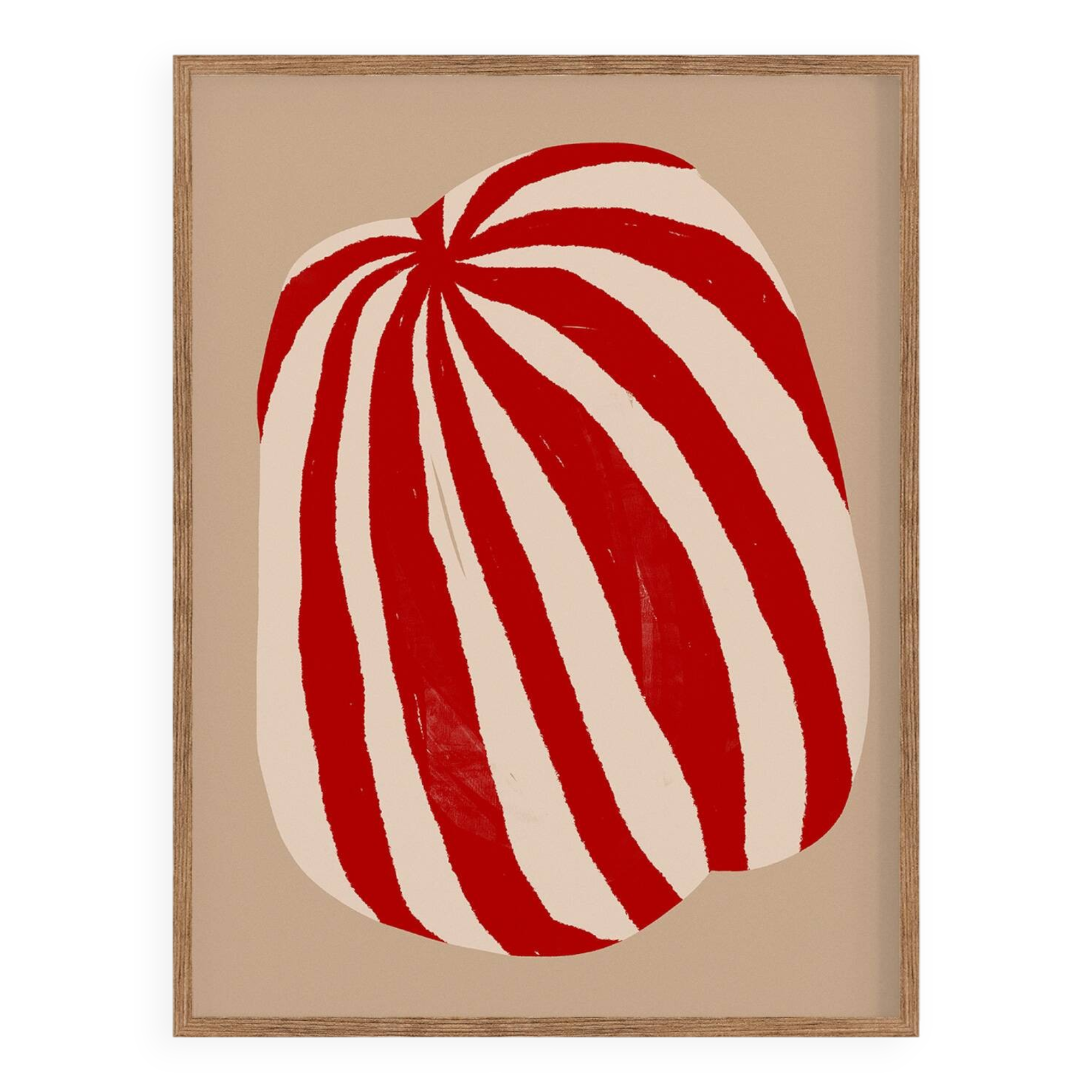 Abstract stripes giclee print, 50x70cm