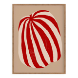 Abstract stripes giclee print, 50x70cm