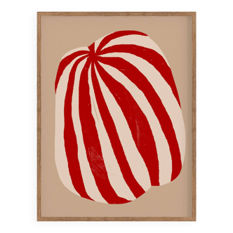 Abstract stripes giclee print, 50x70cm