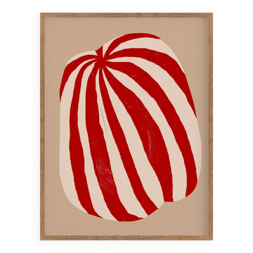 Abstract stripes giclee print, 50x70cm