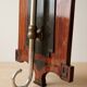 Vintage coat rack mid-century wooden rack with metal hooks, 55 × 40 × 92 cm