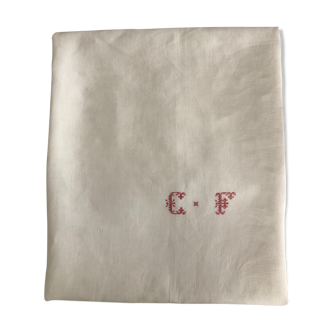 Winegrower's tablecloth, monogram and bedding