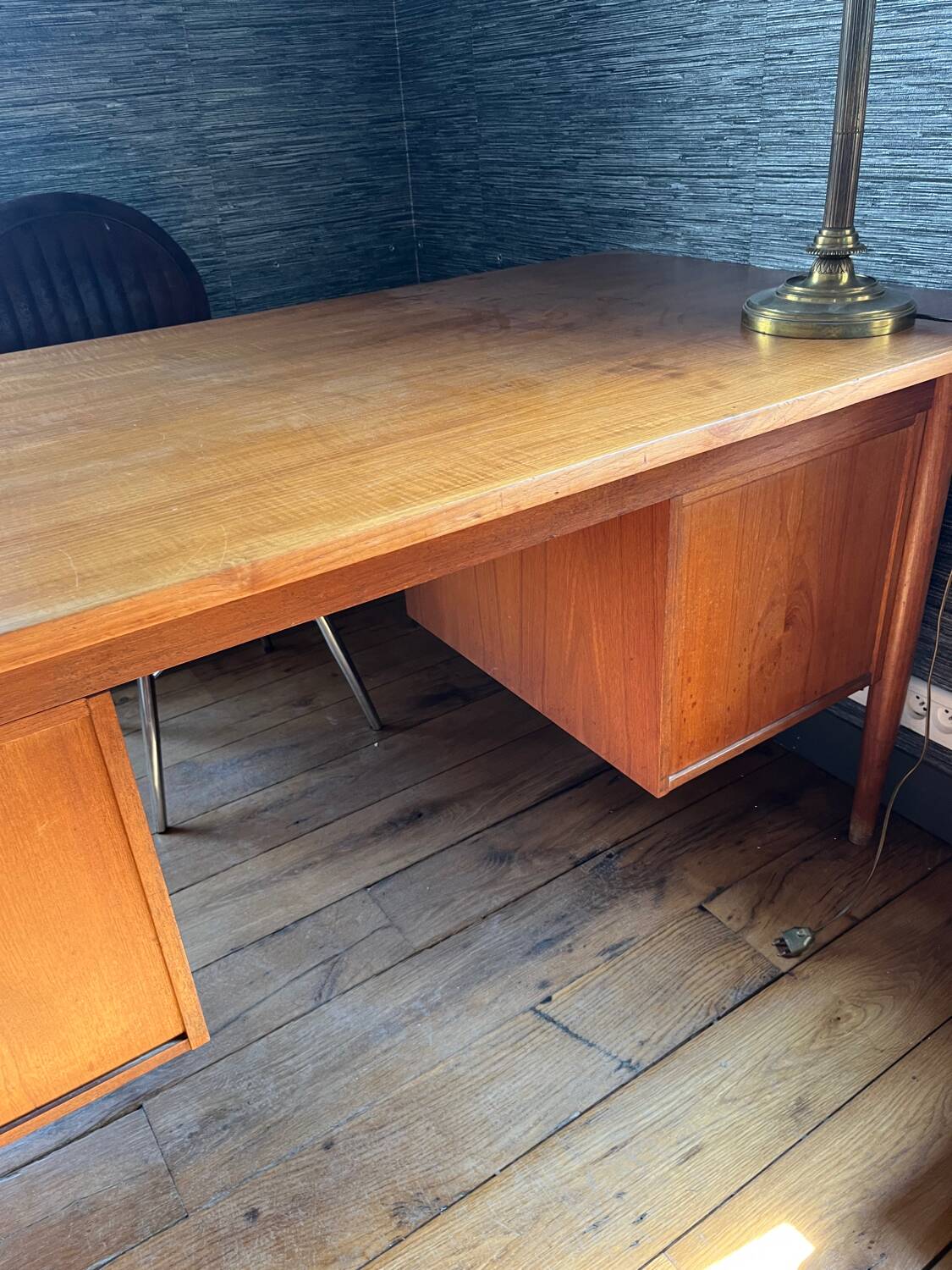Scandinavian Danish teak desk