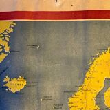 Air France Postal Air Network Map from 1948