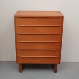 Commode en teck des années 1960