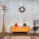 Vintage hi-fi TV cabinet with compass legs