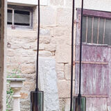 Raak waterfall suspension, Amsterdam, chrome and glass, 70s