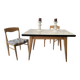 Vintage table in aqua Formica with extensions – Wooden legs