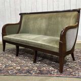 19th century Empire mahogany bench