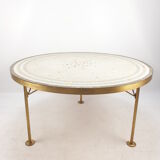 Table basse en mosaïque par Berthold Müller, années 1950