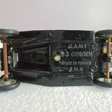 Old scale 1/43rd scale miniature car brand rami jmk b2 citroen