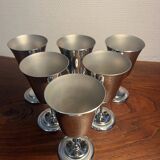 Letang Remy serving tray and ice cream sorbet flute cup