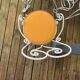 Wrought iron garden furniture