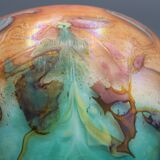 vase en pate verre signe bernard aconito