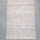Old lace table runner 38 x 128 cm - decoration vine branch