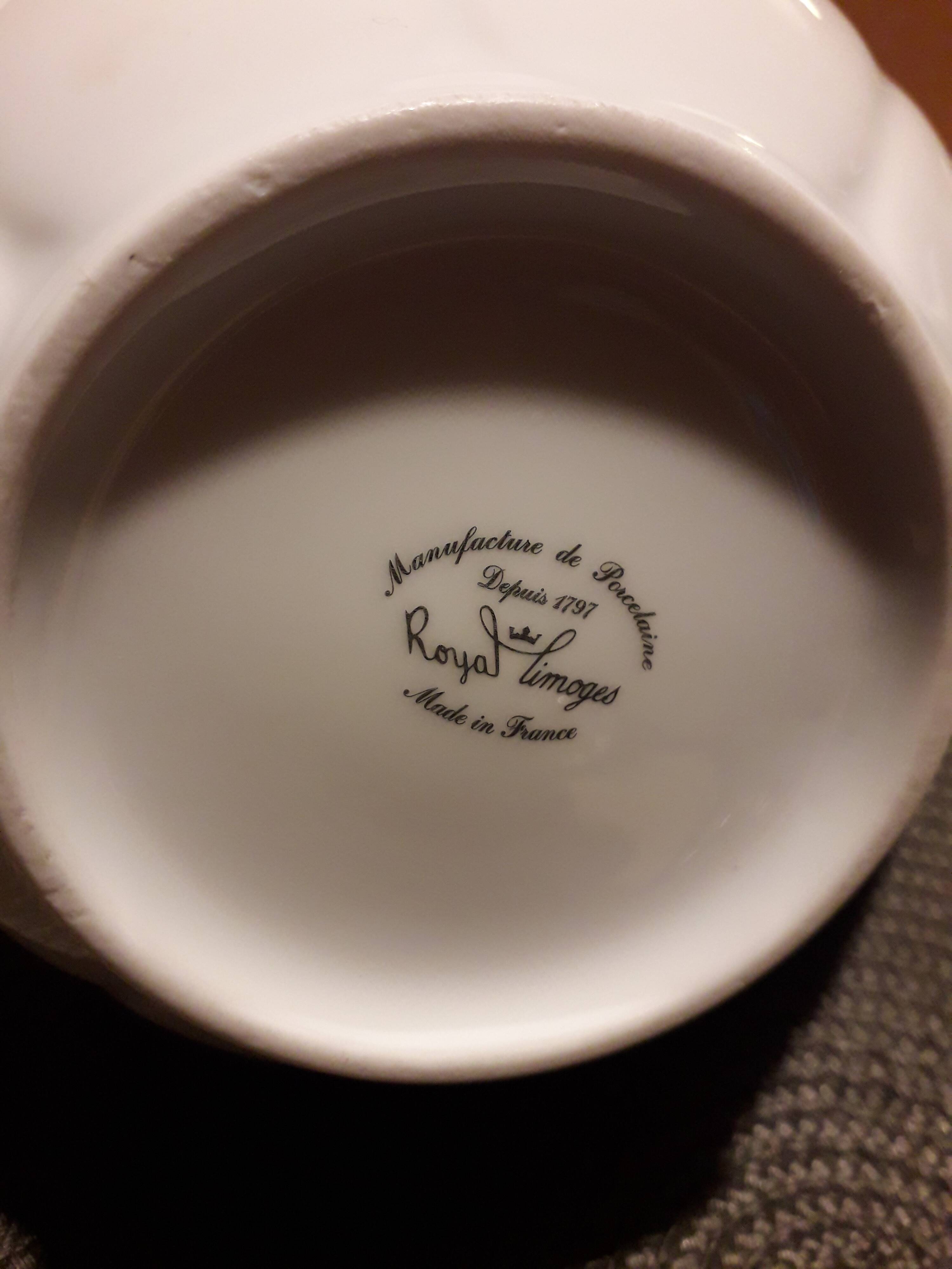 Tea/Coffee service porcelain manufacture Royal Limoges