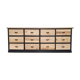 Old craft furniture with drawers façade and oak top