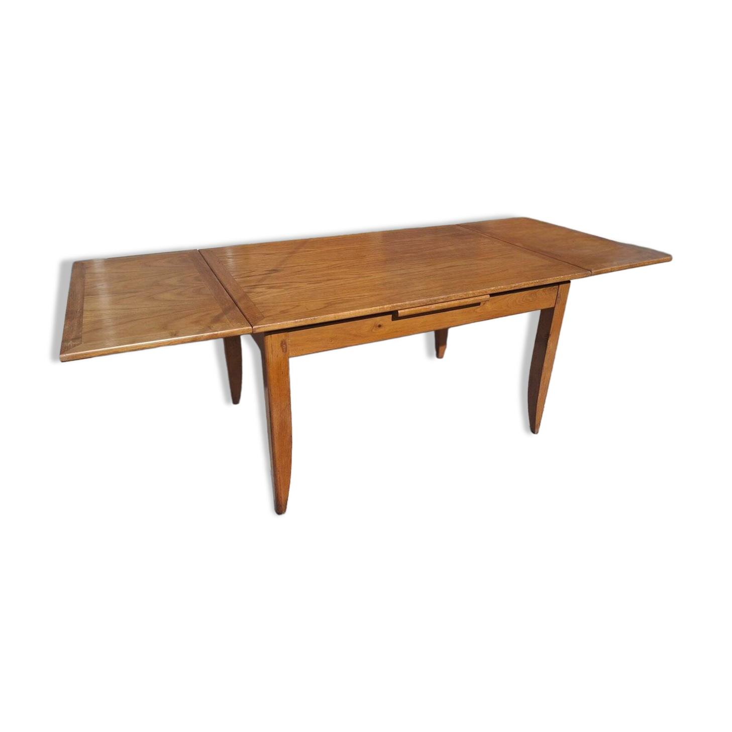 Scandinavian solid oak table from the 1960s-70s.