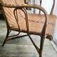 Fauteuil en rotin d'époque