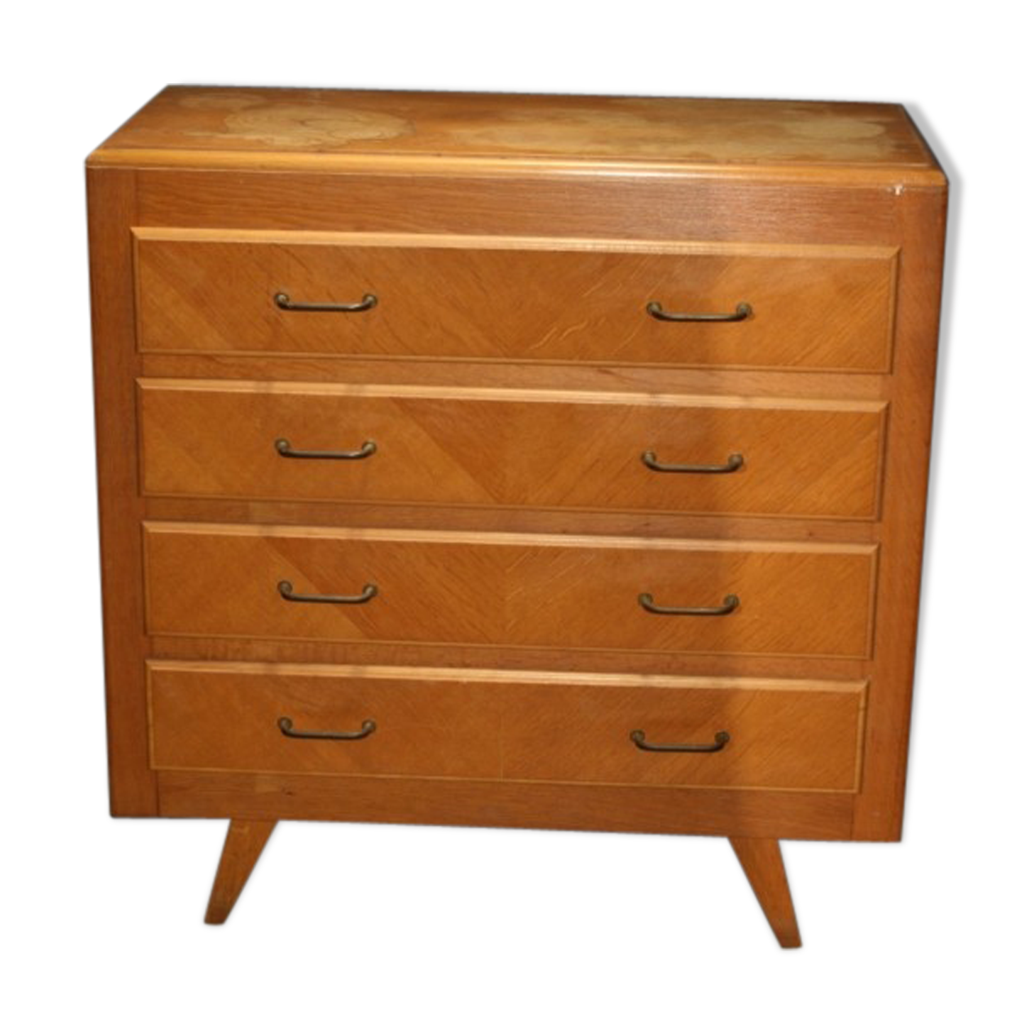 Commode vintage pieds compas