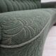 1960s, Danish 3-seater sofa, green furniture wool, oak wood.