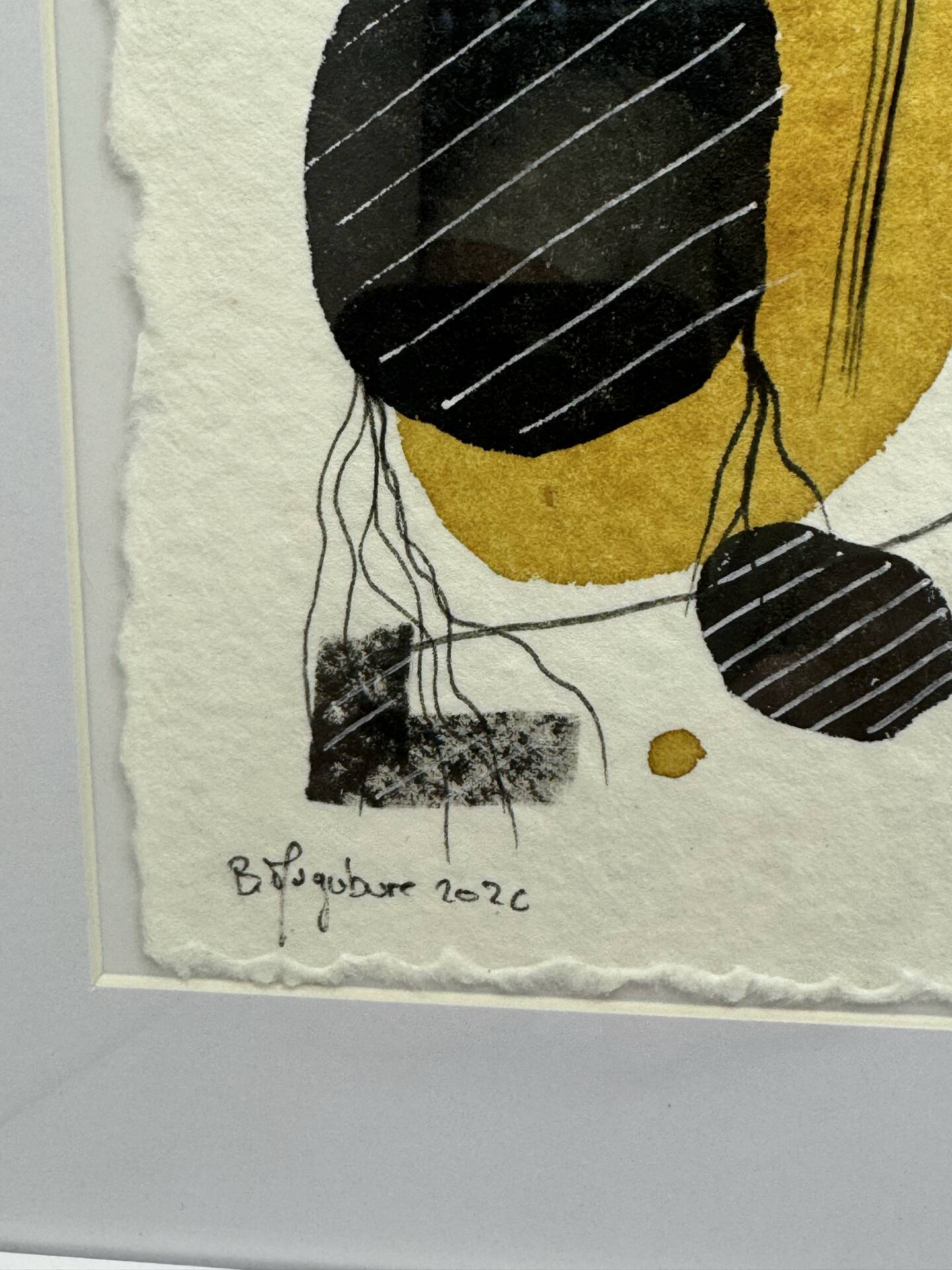 Duo of original works - Bertrand Mugabure (Artist rated by Akoun)