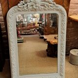 Louis Philippe mirror with patinated cartouche