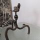 Set of 3 wrought iron candle holders