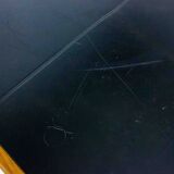 Warren Platner Large Leather Desk by Knoll International, 1973