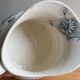 Old jug / pitcher with Daisy pattern from La Faïencerie Nouvelle in Givors.