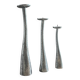 Cast aluminum candle holders